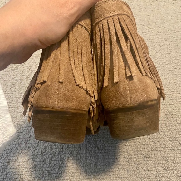 Lucky Brand Fringe Booties (Tan) - Picture 9 of 9